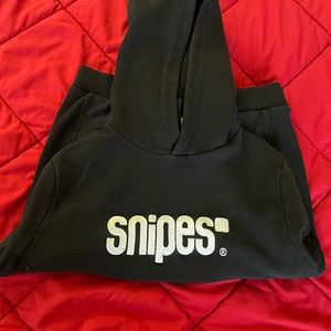 Youth black Snipes pullover hoodie : size XL